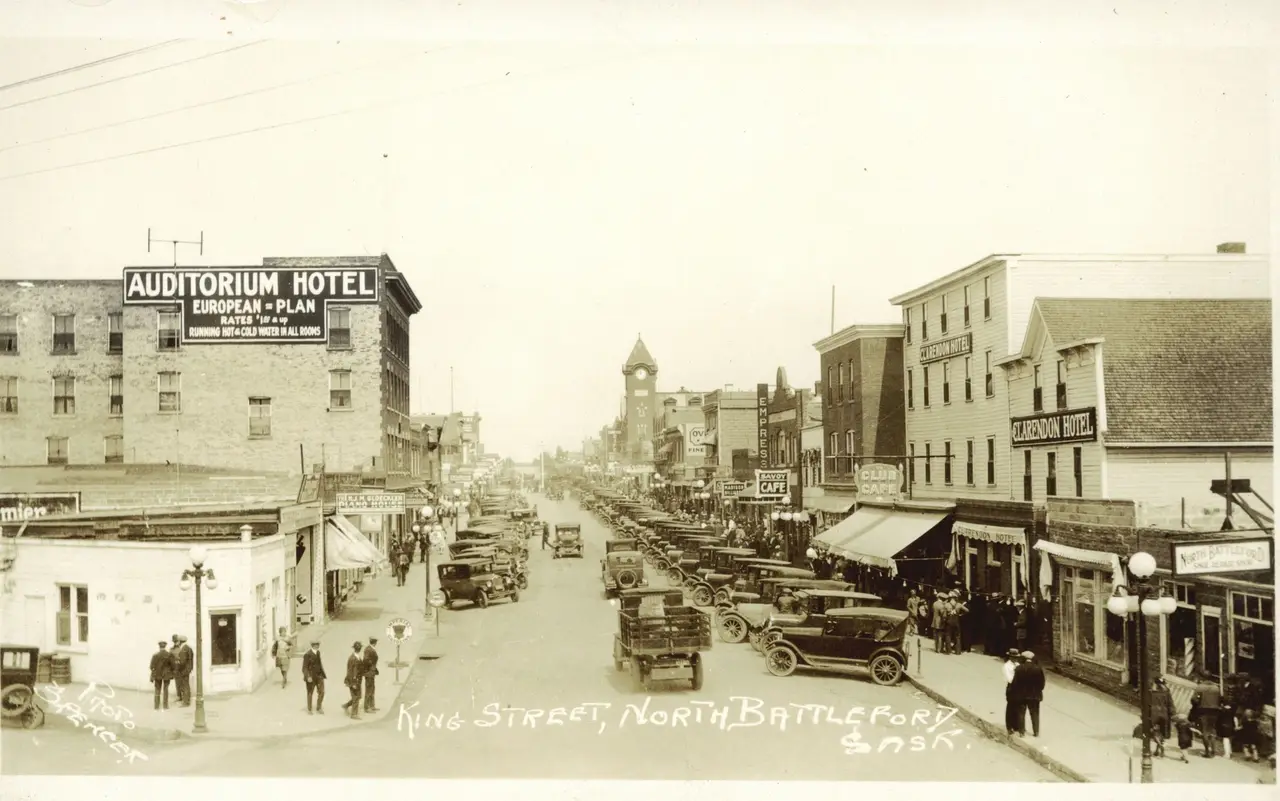 King Street, North Battleford, about 1920s